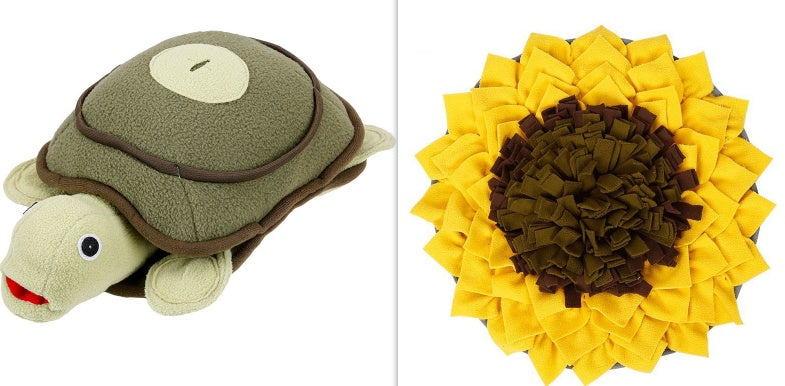 Interactive Dog Sniffing Mat for Fun Feeding & Puzzle Training!