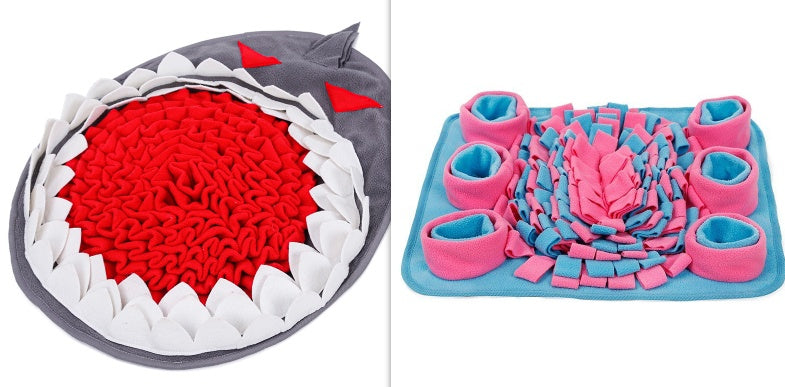 Interactive Dog Sniffing Mat for Fun Feeding & Puzzle Training!